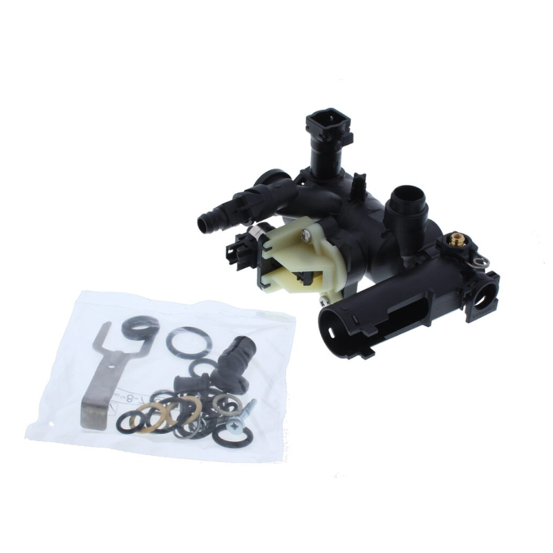 Worcester Bosch Return Manifold Sub Assembly Right Hand Block (87161064420)